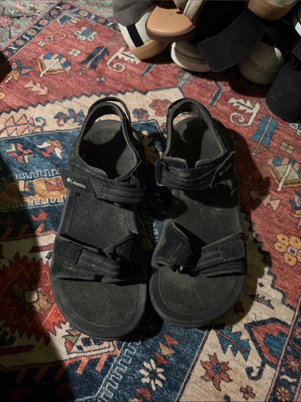 Columbia Black Women's Outdoor Adjustable Strap Sandals